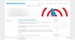 Desktop Screenshot of marketinglaunch.com