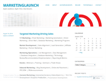 Tablet Screenshot of marketinglaunch.com